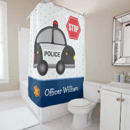 Cortina Para Box Policial de Menino Bathroom