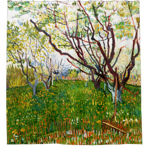 Cortina Para Box Pomar Flor (1888) por Vincent Van Gogh