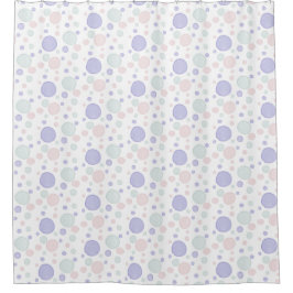 Cortina Para Box Pontas de aquarela Cortina de Chá roxa, rosa