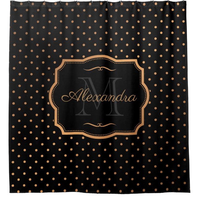 Cortina Para Box Pontos do ouro (Frente)