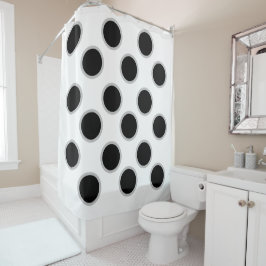 Cortina Para Box Pontos pretos