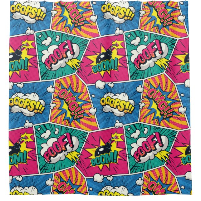 Cortina Para Box Pop Art (Frente)