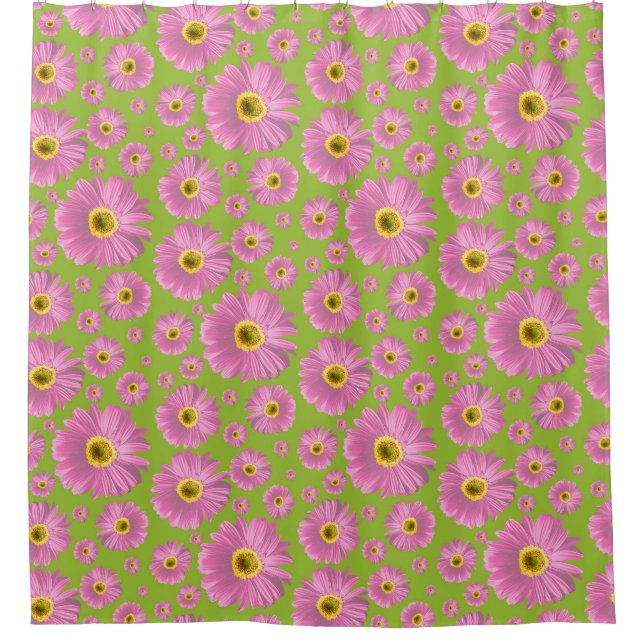 Cortina Para Box Pop Daisy Rosa (Frente)