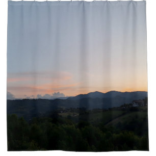 Cortina Para Box Pôr do Sol nos Cárpatos – Fotografia de Montanha d