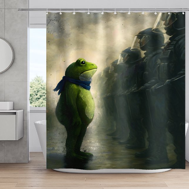 Cortina Para Box Portland Frog Protest (Criador carregado)