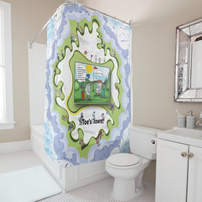 Cortina Para Box Potty Mouth | Satirical Humor (In Situ)