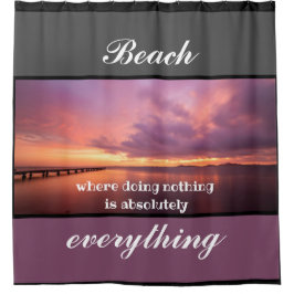 Cortina Para Box Praia Sunset Roxa é tudo a Cortina Chá