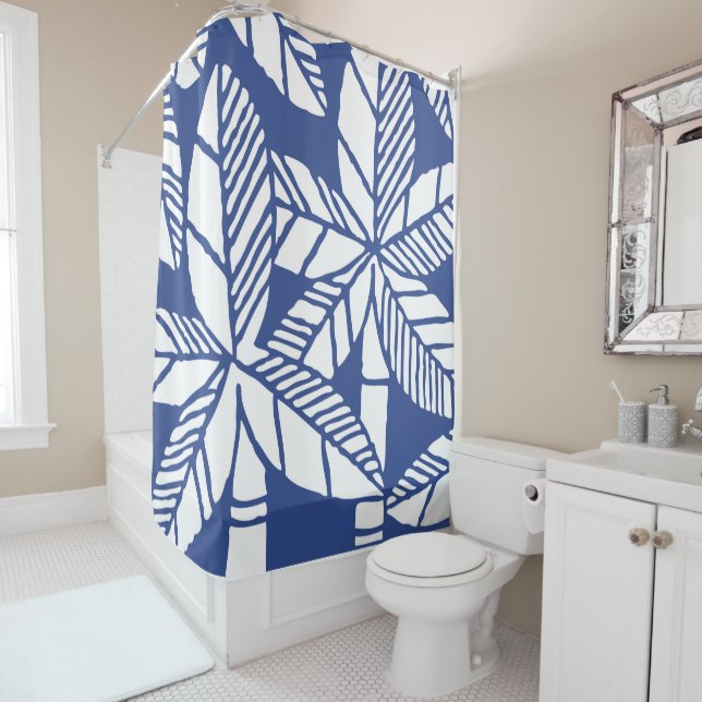 Cortina Para Box Praia Tropical de Palm (In Situ)