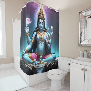 Cortina Para Box Presença divina: Design de Chá Ganesh