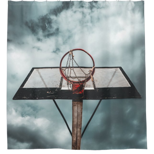 Cortina Para Box Presente bonito de Basquete (Frente)