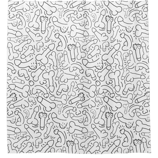 Cortina Para Box presente para homens divertidos (Frente)