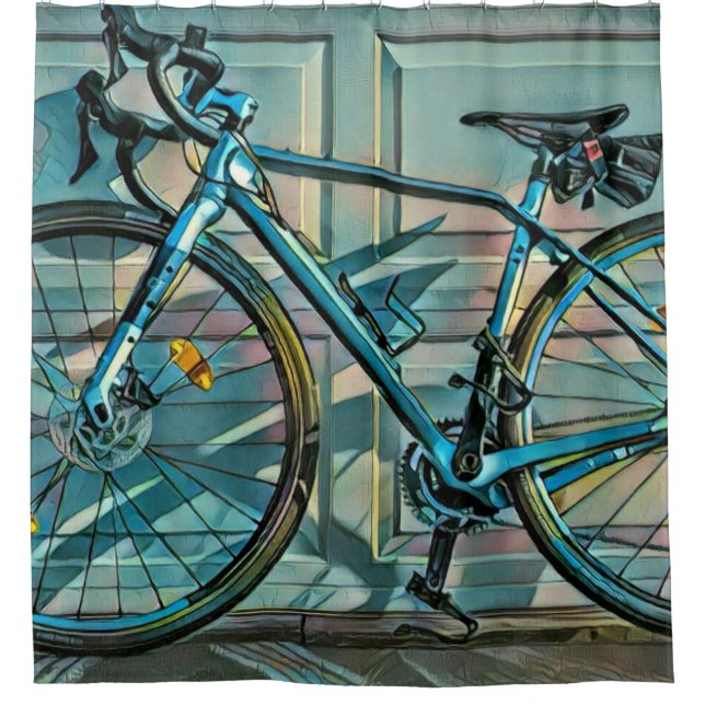Cortina Para Box Presentes de ciclismo para pai (Frente)