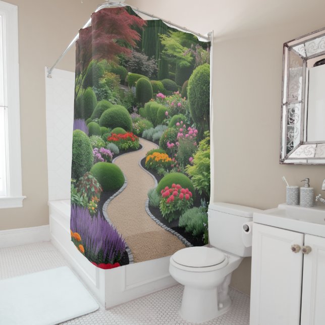 Cortina Para Box primavera paisagem (In Situ)