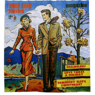 Cortina Para Box Primeira Romance Autumn Love Vintage Histórias em