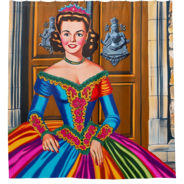 Cortina Para Box Princesa (Frente)