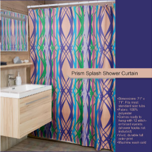 Cortina Para Box Prism Splash