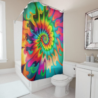 Cortina Para Box Psychedelic Tie Dye