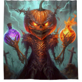 Cortina Para Box Pumpkin Art