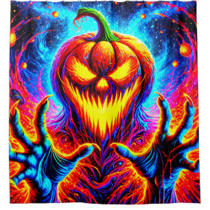 Cortina Para Box Pumpkin Art
