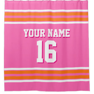 Cortina Para Box Pumpkin Cor-de-rosa quente Laranja Whisportes Jers