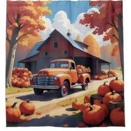 Cortina Para Box Pumpkin Harvest