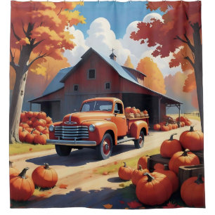 Cortina Para Box Pumpkin Harvest