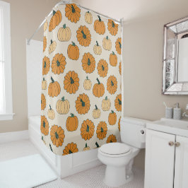 Cortina Para Box Pumpkin Spice Queda Outono Colheita Ação de Graças