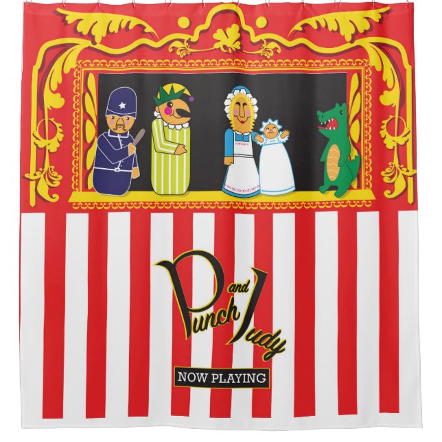 Cortina Para Box Punch e Judy (Frente)