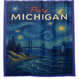 Cortina Para Box Pure Michigan Starry Night