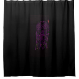 Cortina Para Box Purple Monster Shower Curtain