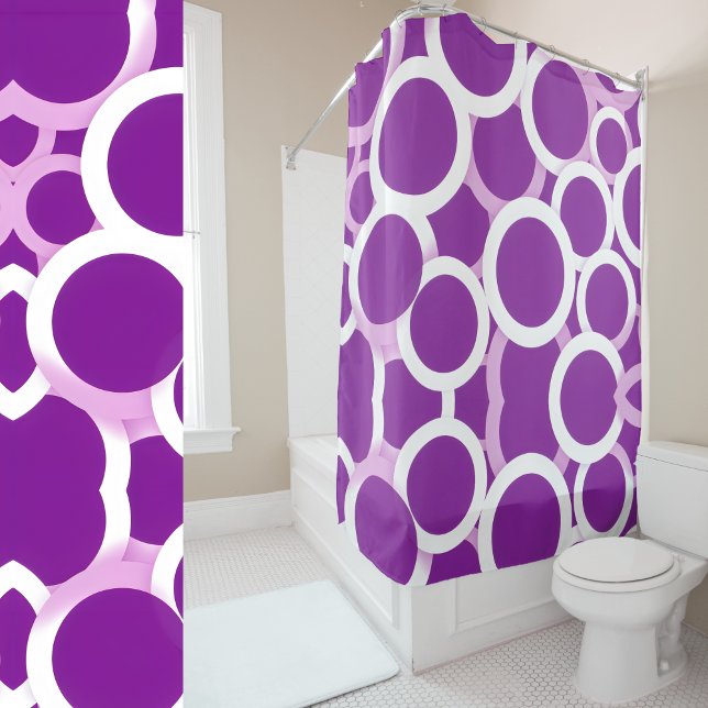 Cortina Para Box Púrpura e branca (Criador carregado)