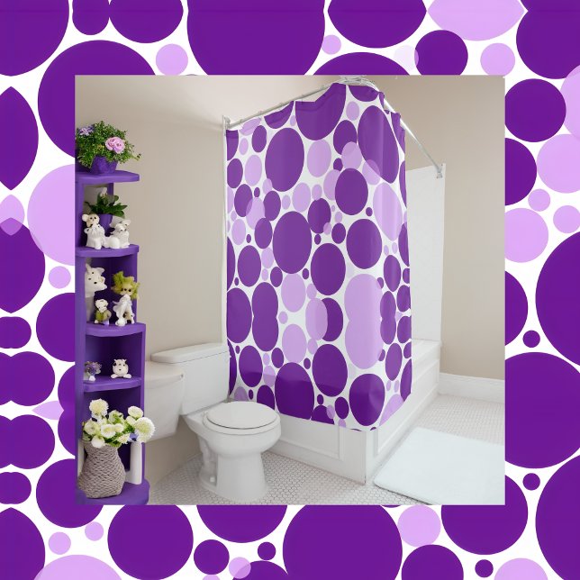 Cortina Para Box Púrpura e branca (Criador carregado)