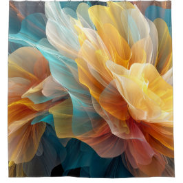 Cortina Para Box Radiant Bloom of Ethereal Petals in Light