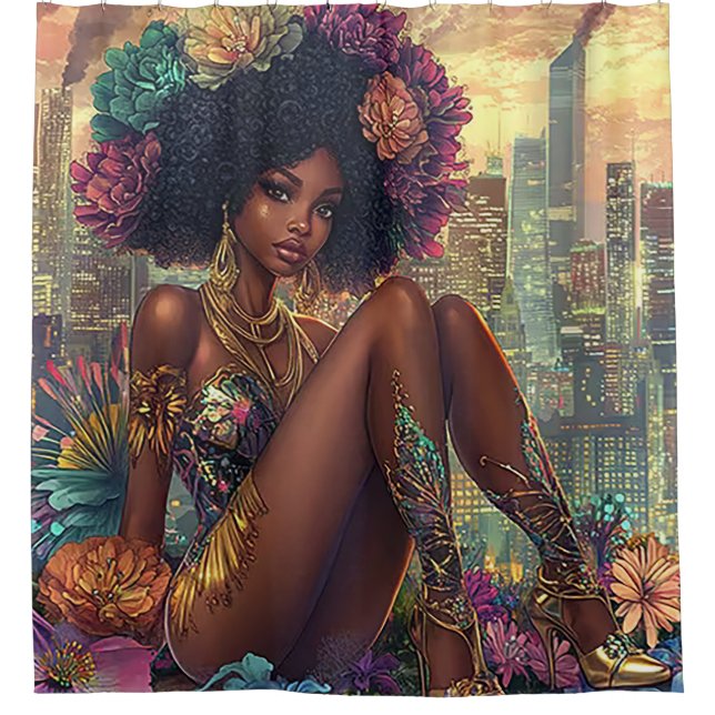 Cortina Para Box Radiant City Goddess (Frente)