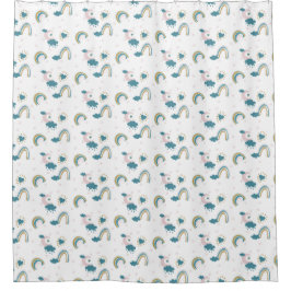 Cortina Para Box Rainbow Baby Pastel Pattern - Enfermeiro Whimsical
