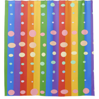 CORTINA PARA BOX RAINBOW DOT STRIPES