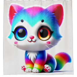Cortina Para Box Rainbow Kitten