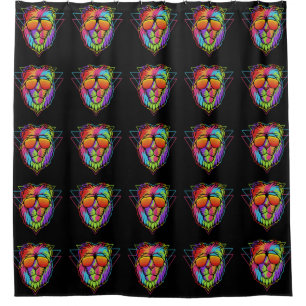 Cortina Para Box Rainbow Vibes Lion