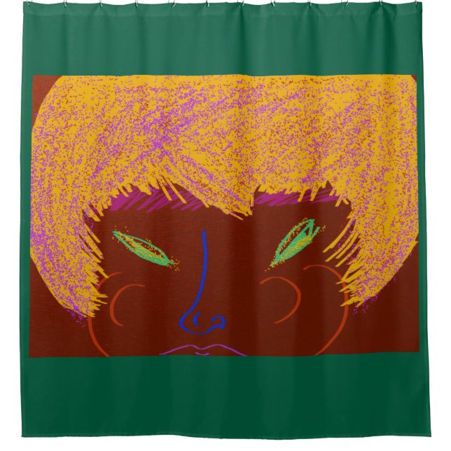 Cortina Para Box Rainha da Beleza Brilhante (Frente)