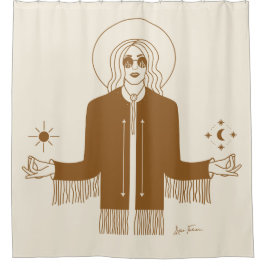 Cortina Para Box Rainha da Cortina de Chá do Cosmos