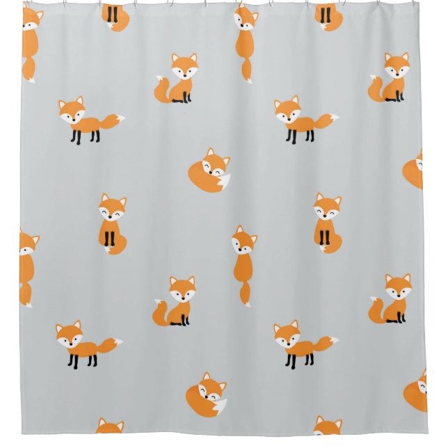 Cortina Para Box Raposa padrão uniforme (Frente)