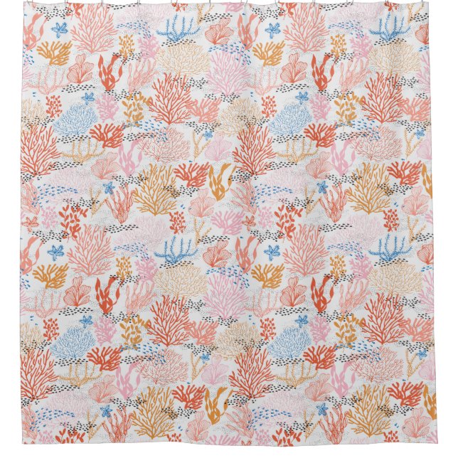 Cortina Para Box Recife de corais (Frente)