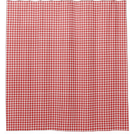 Cortina Para Box Red Gingham