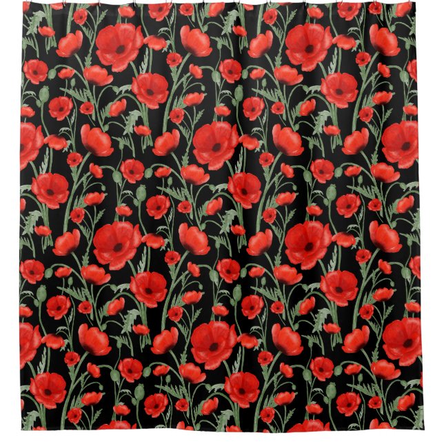 Cortina Para Box Red Poppy (Frente)