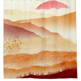 Cortina Para Box Red Sunset