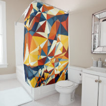 Rede de triângulos multicoloridos