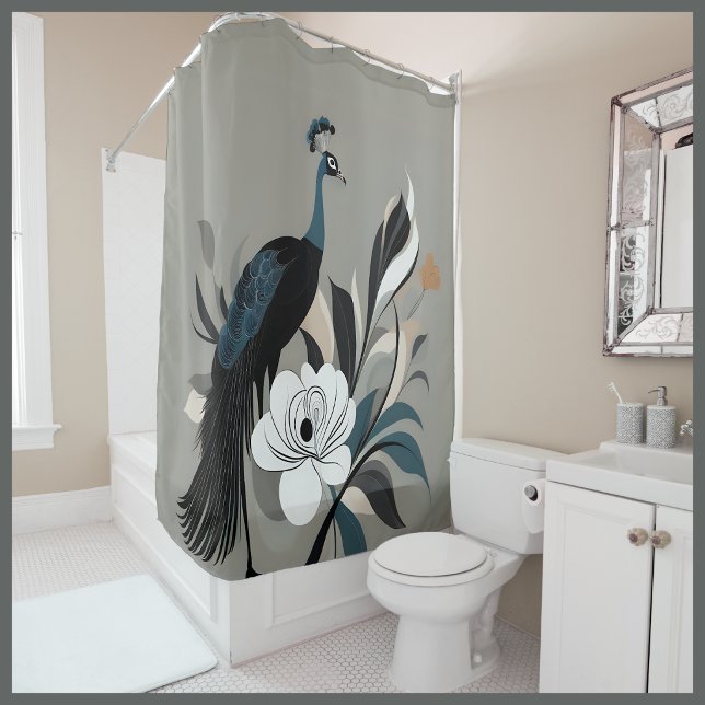 Cortina Para Box Redemoinho Esmeralda (Emerald Whirlwind Shower Curtain
)