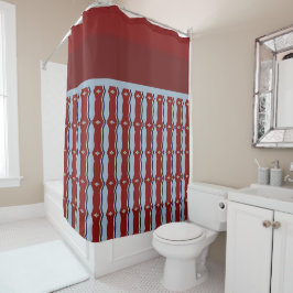 Cortina Para Box Regal Ruby Lattice: Geométrico Elegante