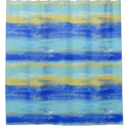 Cortina Para Box Relaxing Beach Aqua Turquiose Nautical