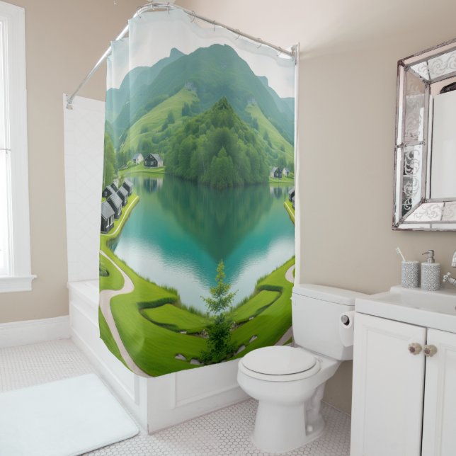 Cortina Para Box "Respire as Montanhas - Cênico (In Situ)